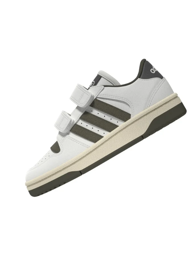 adidas Break Start El Cf C U White Basketball Shoes For Kids