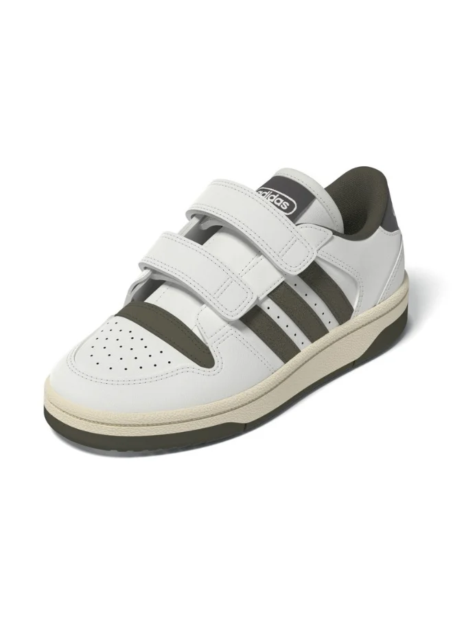 adidas Break Start El Cf C U White Basketball Shoes For Kids