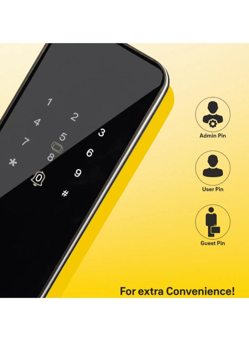 Yale YDME100NxT Mortice Smart Lock  4in1 Access: Fingerprint, PIN, RFID & Mechanical Key  - Image 4