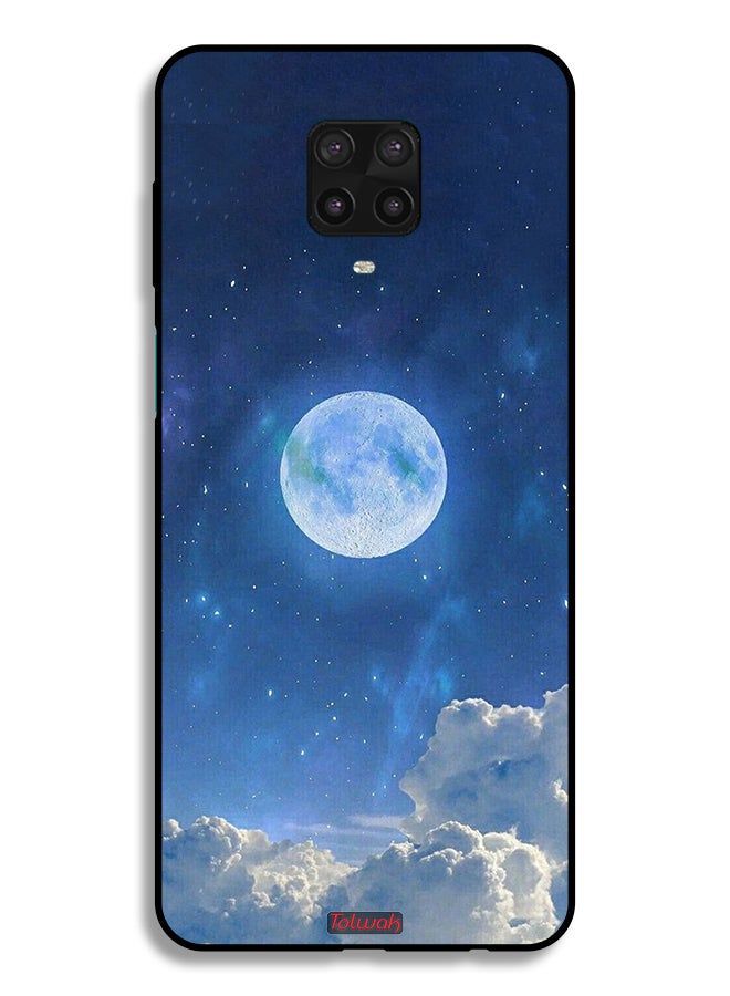 Tolwak Xiaomi Redmi Note 9 Pro Protective Case Cover Moon Clouds  - Image 2