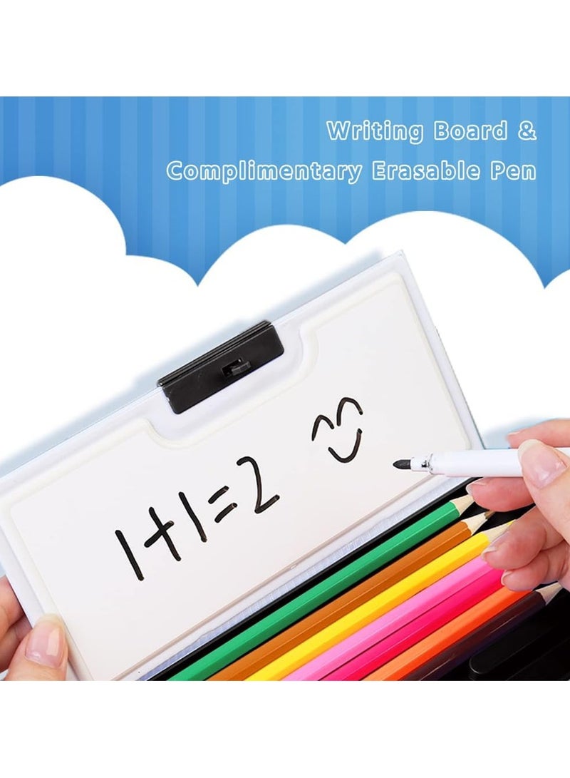 Loquat Pop-up Astronaut Kids Pencil Case, Multifunctional Stationery Organizer, Double Sided Pencil Case, Cute Cartoon Pencil Case Organizer with Pencil Roller - Image 5