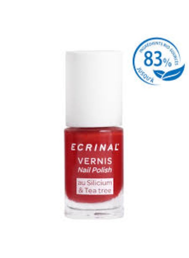 إكرينال طلاء أظافر إكرينال سيليكون وشجرة الشاي، لون أحمر شغف، 5 مل - Image 2