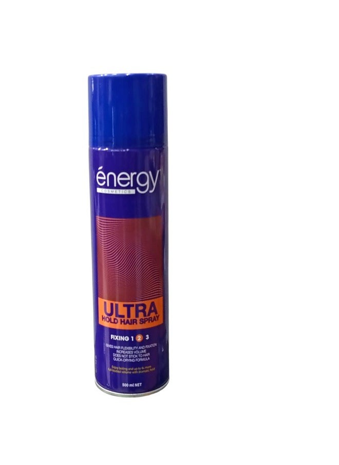 Energy - ULTRA HOLD HAIR SPRAY FIXING 02 500ML - Image 1