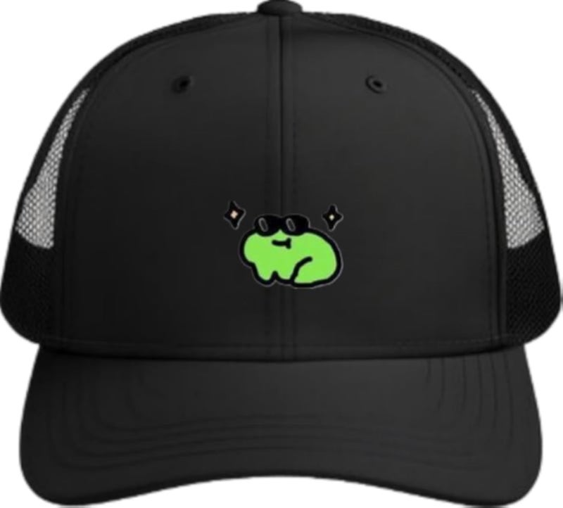 Frog Plain unisex baseball cap Black 33