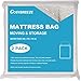 Cosybreeze Cosybreeze [2-Pack] Mattress Bag for Moving, Mattress Storage Bag, 4 Mil Queen Size, Super ThickÃ‚Â - Heavy Duty,  - Image 2