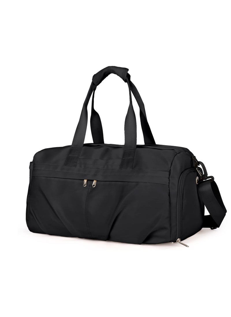 KASTWAVE - Travel Duffel Bag, Sport Gym Tote Bags, Gym Bag with Shoes Compartment and Wet Pocket, Waterproof Weekend Overnight Bag - Image 1