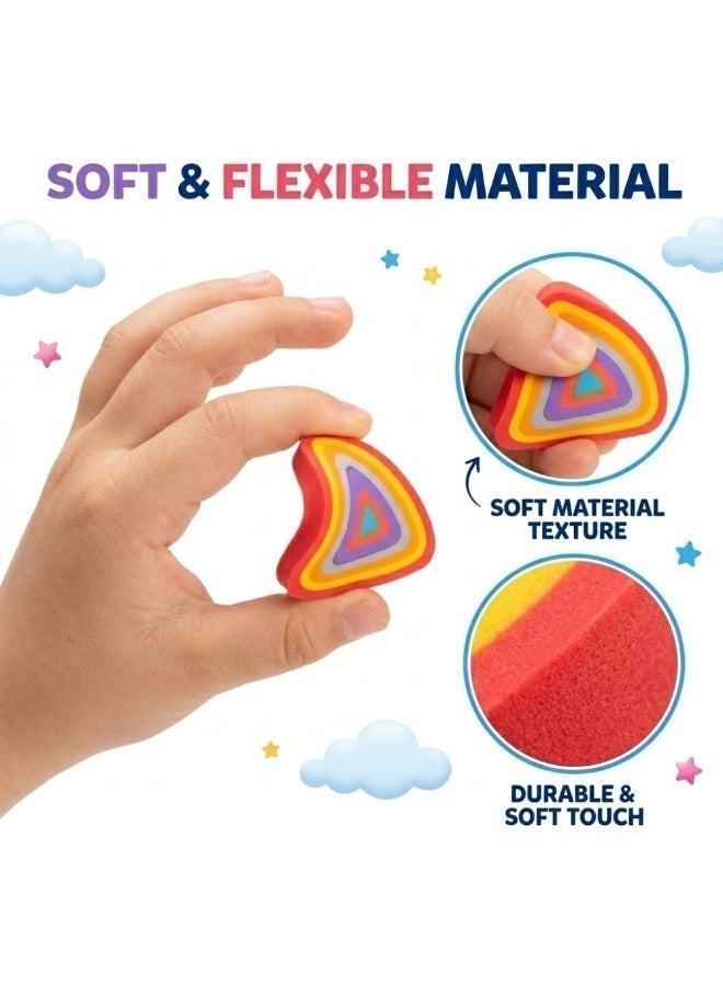 Yatai 30 PCS Cute Pencil Erasers for Kids, Colorful Assorted Shape Erasers, Soft Non-Toxic Erasers for School, Classroom Rewards, Party Favors, Drawing, Sketching, Homework & Art Supplies - Image 5