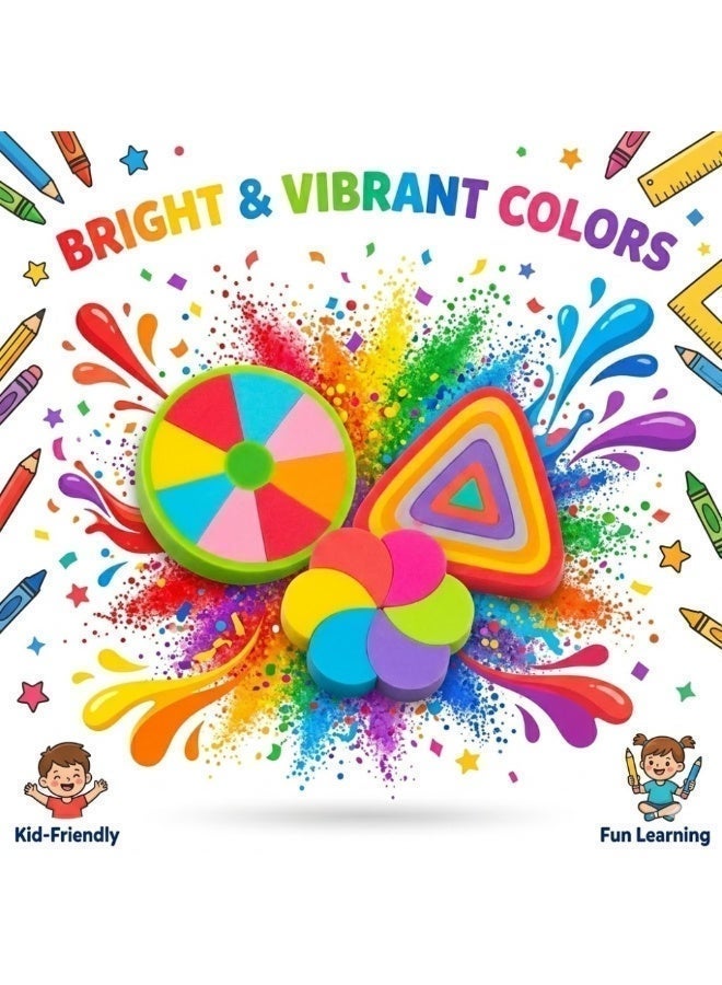 Yatai 30 PCS Cute Pencil Erasers for Kids, Colorful Assorted Shape Erasers, Soft Non-Toxic Erasers for School, Classroom Rewards, Party Favors, Drawing, Sketching, Homework & Art Supplies - Image 3