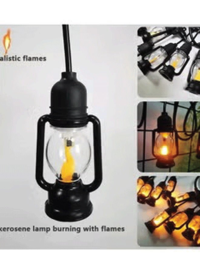 مصابيح زينه رمضان فانوس عقد فانوس 5 متر 10 فانوس اضاءة اصفر اضاءة ليد - Image 4