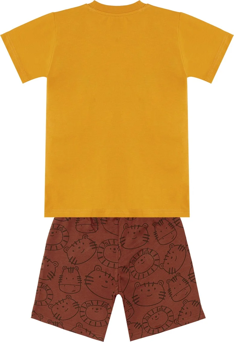 Denokids Wild Boy T-Shirt Shorts Set