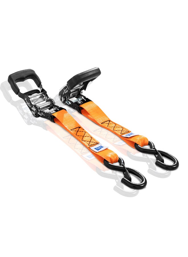 دي بي تي، مجموعة شدادات تربيط العفش، حبل تثبيت العفش، برتقالي، مقاس250سم+50سم+44سم - Image 1