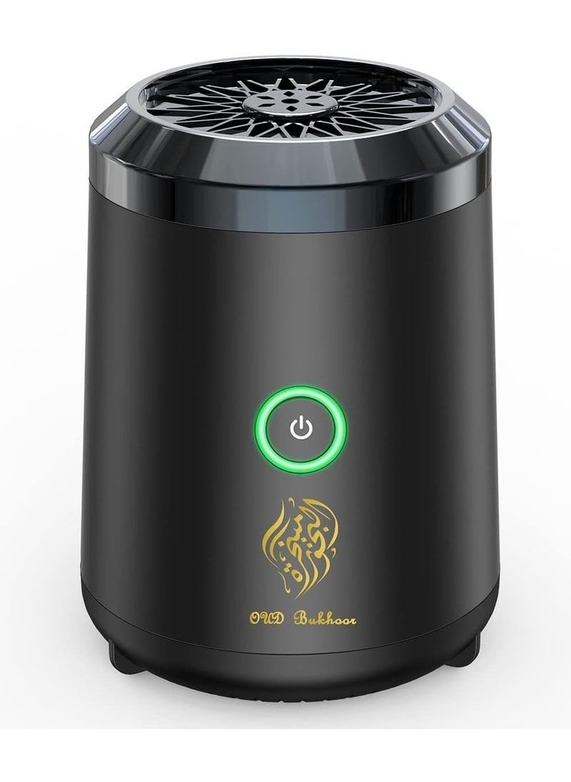 Zashe OUD Bukhoor Electric Incense Burner – Rechargeable Arabic Aroma Diffuser for Bakhoor  - Image 1
