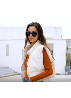 FEISEDY Women Oversized Vintage Polarized Sunglasses Square Cute Trendy Classic Simple Men B2758  - Image 5