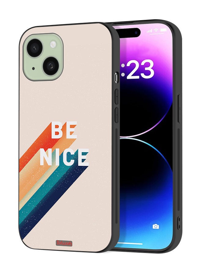 Tolwak Apple iPhone 15 Plus Protective Case Cover Be Nice - Image 1