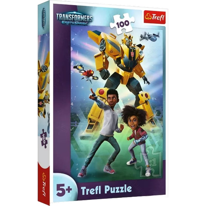 Trefl - The Transformers Team Puzzle 100 Pieces - 16457 - Image 1