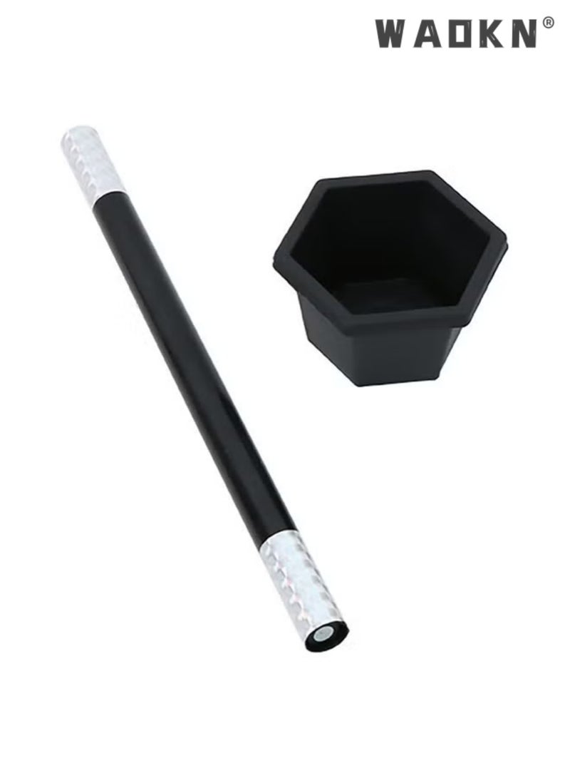 دبليو أيه أو كي أن 1 مجموعة عصا زهرة السحر ، كوميديا زهرة الدعائم زهرة خدعة سحرية للاحتفال بحفلة عرض السحر - Image 3