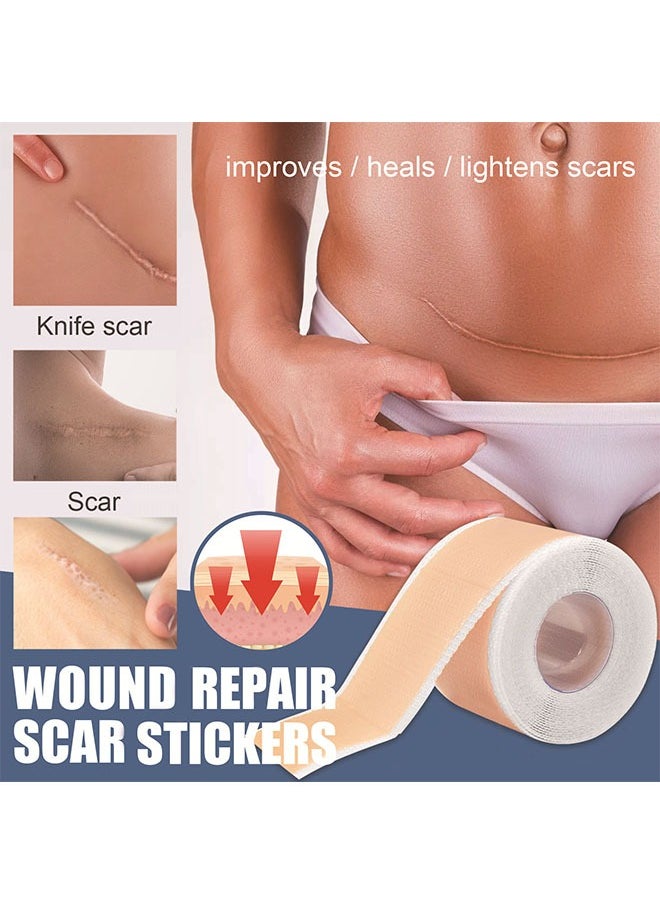 SOUTH MOON - Multi Purpose Silicone Scar Sheets Professional Scar Removal Silicone Tape Effectively Beautify Scars, Remove Burn Scars and Gel Painless Tape Roll - Image 1