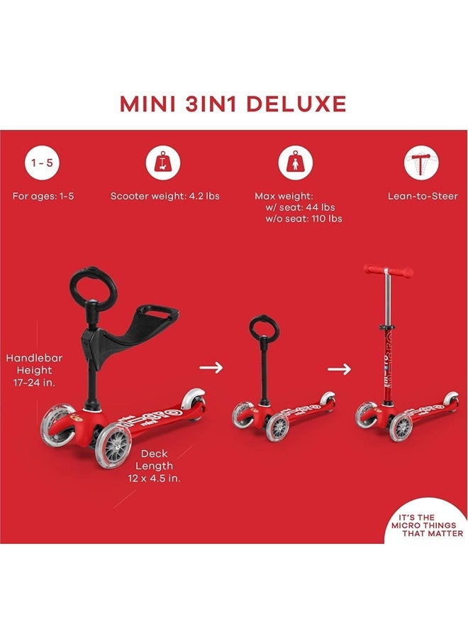 Micro MMD015 Mini Scooter - Red | Scooters | Scooter for Boys | Scooter for Kids | Kids Scooter | Outdoor Scooter| Ride on Scooter | Scooter for Girls - Image 2