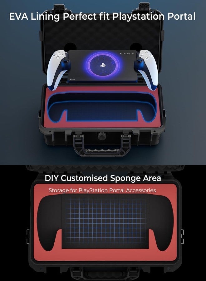STARTRC GAMES Carrying Case for Playstation Portal Remote Player, Hard Shell Travel Case with DIY Customizable Foam for PS Portal, Portable Hard Storage Bag for PS5 Portal and Other Accessories - Image 2