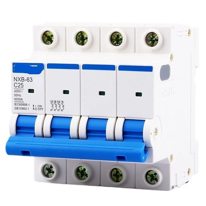 DZ47 C Style 4P 100A Miniature Circuit Breaker AC 230 400V Overload Protector - Image 3