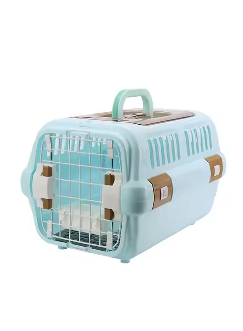 Durable Pet Crate for Small and Medium Dogs, Cats, and Small Animals – Lightweight, Washable, with Top & Front Opening Door, Ventilated, Travel-Friendly, and Easy Assembly - Image 1