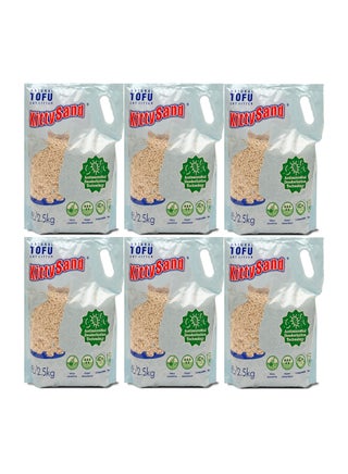 Natural Tofu, Premium Quality, Plant-based, Flushable Clumping Cat Litter Pellets 6L/2.5kg - Pack of 6 - pzsku/Z719ADBC874CCC6D9A08DZ/45/1743674505/bfb78aa7-cea4-4e81-b622-1024753a7a64
