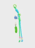 Ginger Neon Pop Doodle Bag Charm