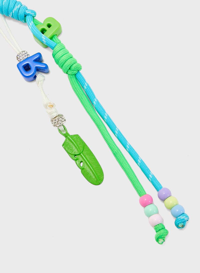 Ginger Neon Pop Doodle Bag Charm  - Image 3