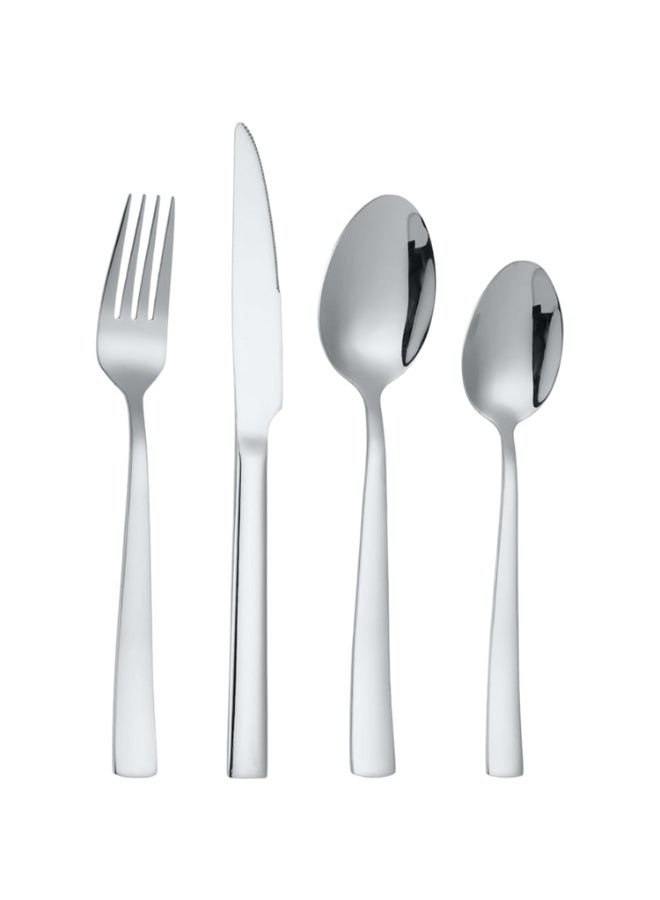 SMEG 4-Piece Cutlery Set (Knife, Fork, Soup Spoon) | Premium Stainless Steel | Vintage-Style Kitchen Cutlery Set, Suitable for Home, Parties, Picnics, Restaurants, Hotels, and Gifts - Image 3