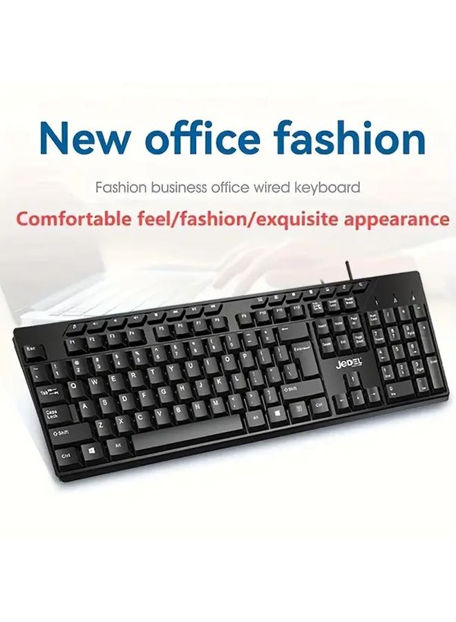 K519 Wired Keyboard With Touchpad Low Profile Mechanical Backlit Mini For Office - Image 5