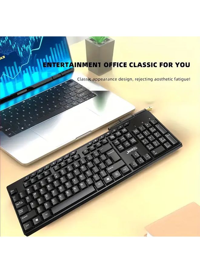K519 Wired Keyboard With Touchpad Low Profile Mechanical Backlit Mini For Office - Image 4