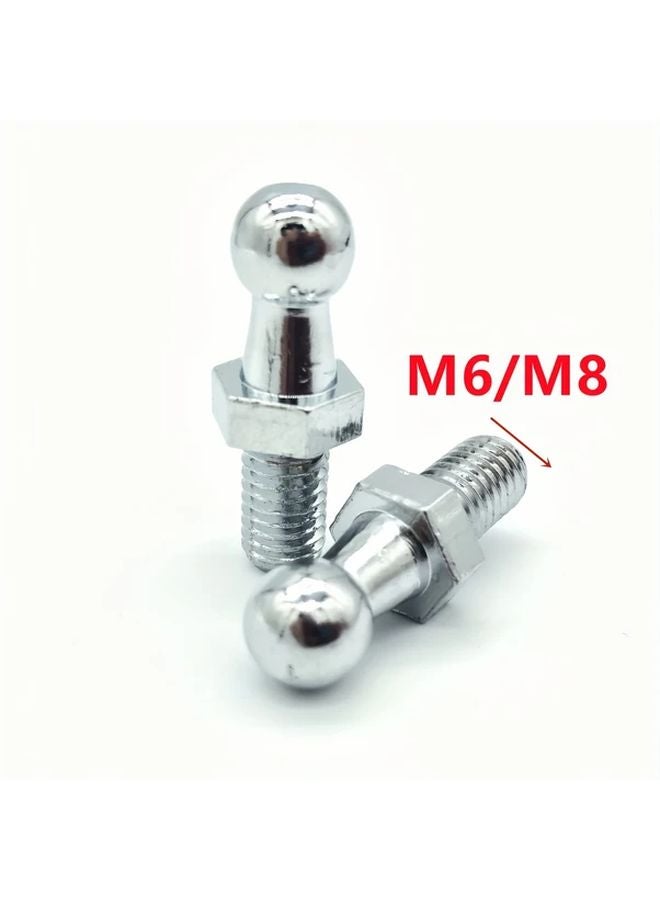 2pcs M6 Ball Head Screw Bolt Pin Joint Valve Cover Gas Pillar End Connector - Image 3
