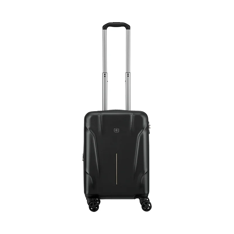 فيجنر Wenger Ryon 54cm Hard Cabin Luggage with Double Spinner Wheels, Lightweight Expandable Design & TSA Lock - Black