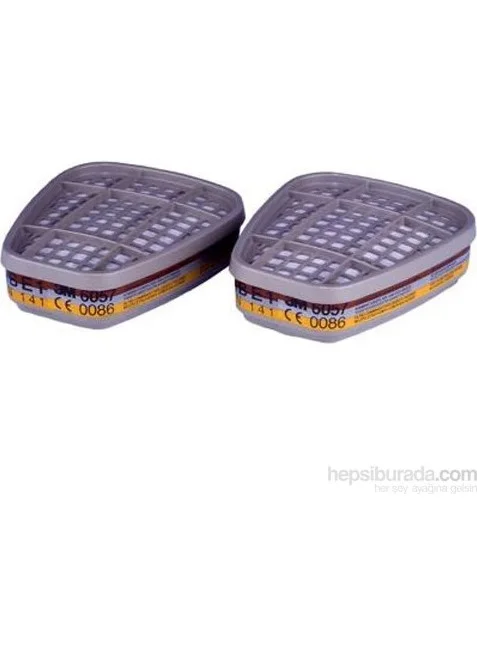 3M 6057 Abe1 Organic, inorganic, acid Gas and Steam Filter (1 Plug