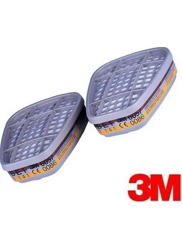 3M 6057 Abe1 Organic, inorganic, acid Gas and Steam Filter (1 Plug