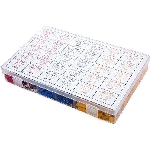 HST H&S Electrical Wire Connectors & Terminals - 520 pcs - Heat Shrink Butt Connector Kit - Crimp Connectors for Hard Wiring - Image 4