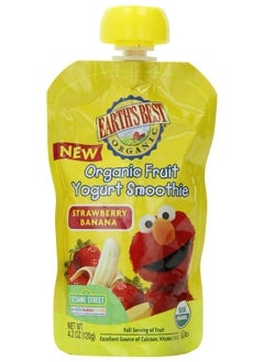 Earth's Best Earth's Best Sesame Street Fruit Yogurt Smoothies - Strawberry Banana - 4.2 oz - 6 pk  - Image 1