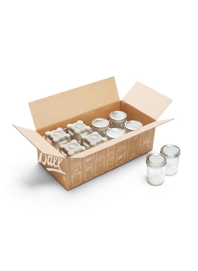 Ball Ball 8 Glass Clear Jars | 16 oz. | Jars with Lids & Bands | Pint  - Image 1