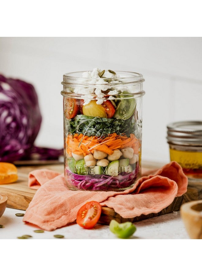 Ball Ball 8 Glass Clear Jars | 16 oz. | Jars with Lids & Bands | Pint  - Image 5