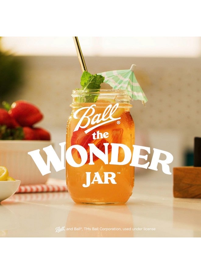 Ball Ball 8 Glass Clear Jars | 16 oz. | Jars with Lids & Bands | Pint  - Image 2