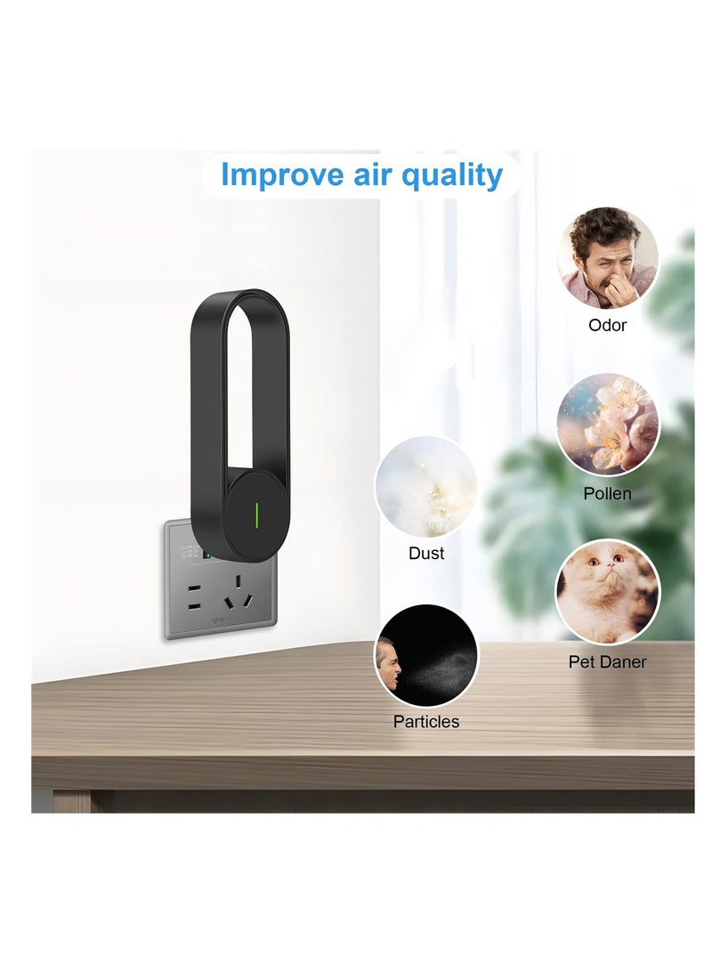 SYOSI Personal Portable Negative Ion Mini Air Purifier, Small USB Plug Air Cleaner for Car, Bedroom, Home, Office - Image 4
