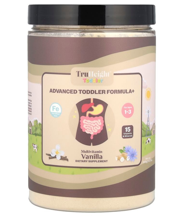 TruHeight  Advanced Toddler Formula+ For Ages 1-3 Vanilla 0.57 lbs (260 g)