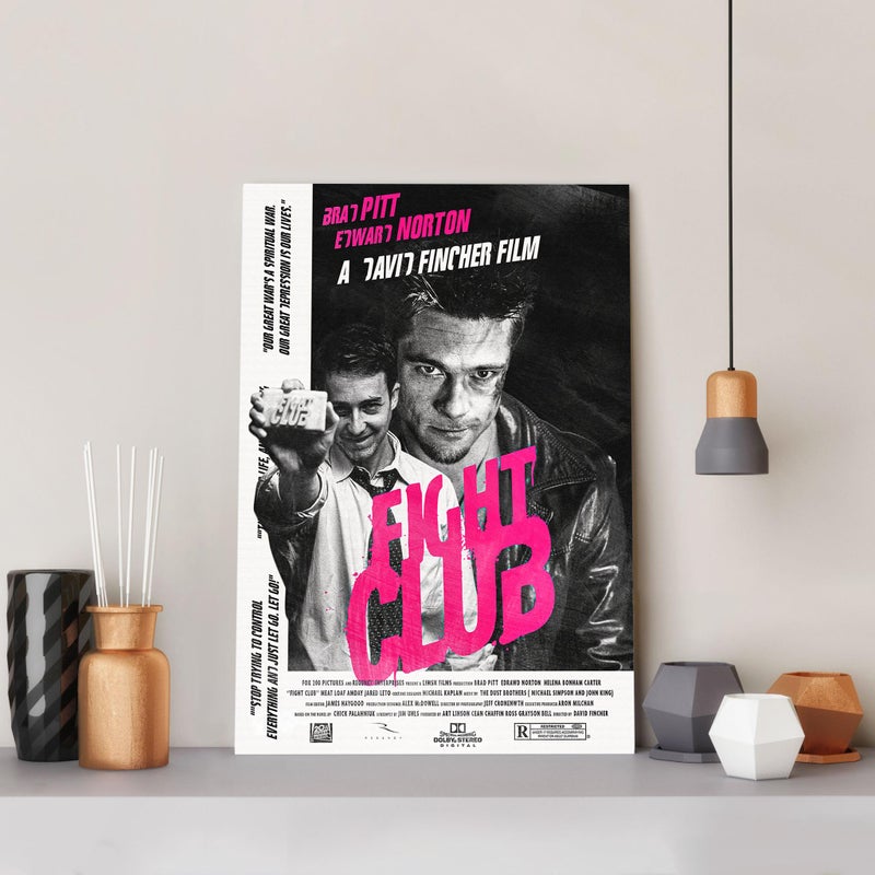 TNESSENTIAL Fight Club Movie Poster, High Quality Canvas Prints, Wall Art, Home Decor, Perfect Gift, Unframed Poster - Image 3