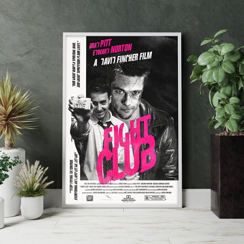 TNESSENTIAL Fight Club Movie Poster, High Quality Canvas Prints, Wall Art, Home Decor, Perfect Gift, Unframed Poster - Image 2