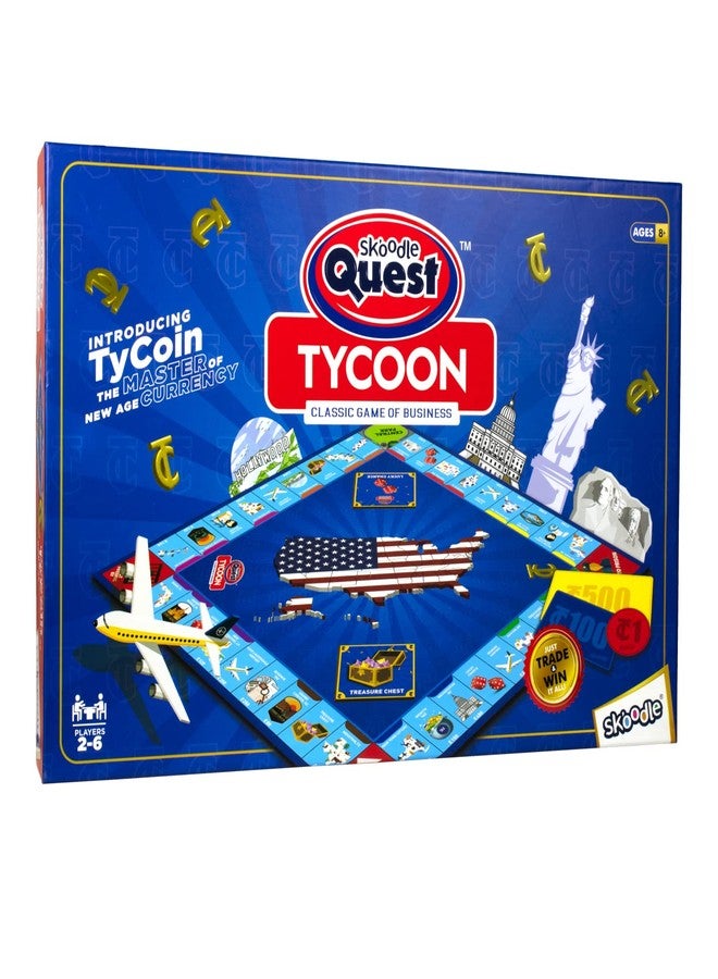 سكودل لعبة Skoodle Quest Tycoon الكلاسيكية، لعبة ألغاز وألعاب أعمال للعائلات والأصدقاء، ألعاب للأطفال من عمر 8 سنوات فما فوق، لعبة خيالية كلاسيكية - اجعل التعلم ممتعًا - Image 4