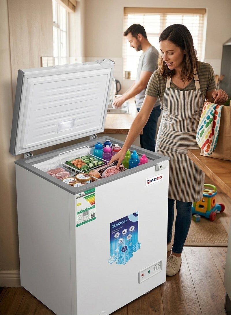 Nadco 3.5 cu ft (98 L) Freezer - Childproof Lock - White - NC155FW 370 kW NC155FW white - Image 3