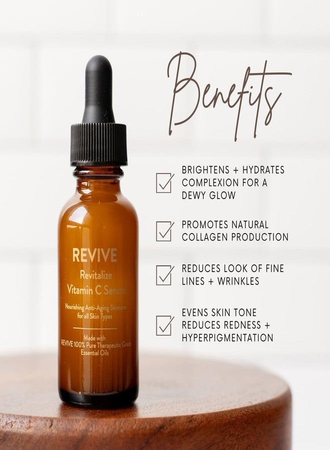 REVIVEEO Revive Skin Health Skincare with Skin Health Essential Oil Blend - Revitalize Vitamin C Face Serum - Non-Toxic Skincare - Image 2