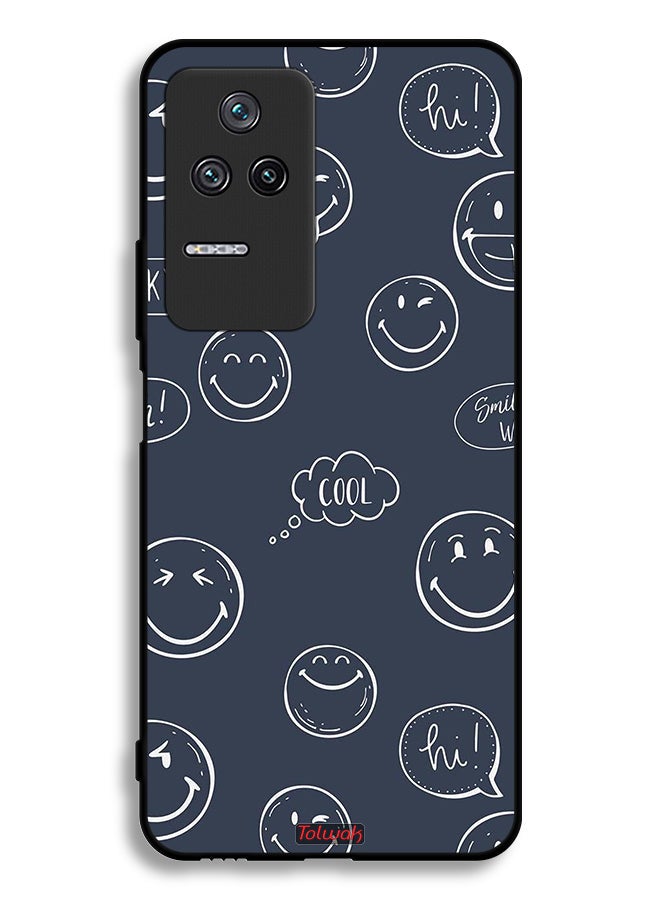 Tolwak Xiaomi Redmi K50 Pro Protective Case Cover Cool Faces Tags - Image 2