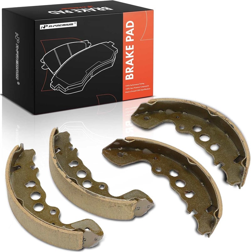 A-Premium Rear Brake Shoes Set for Suzuki and Chevrolet - Image 1