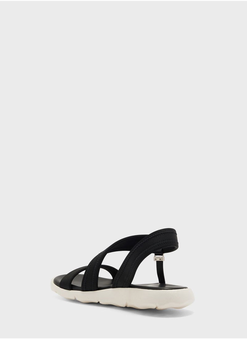 Multi Strap Flat Sandals
